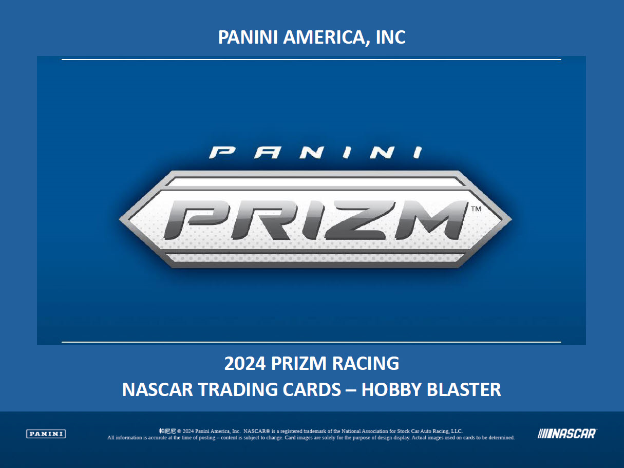 2024 Panini Prizm Racing Hobby Blaster 20-Box Case