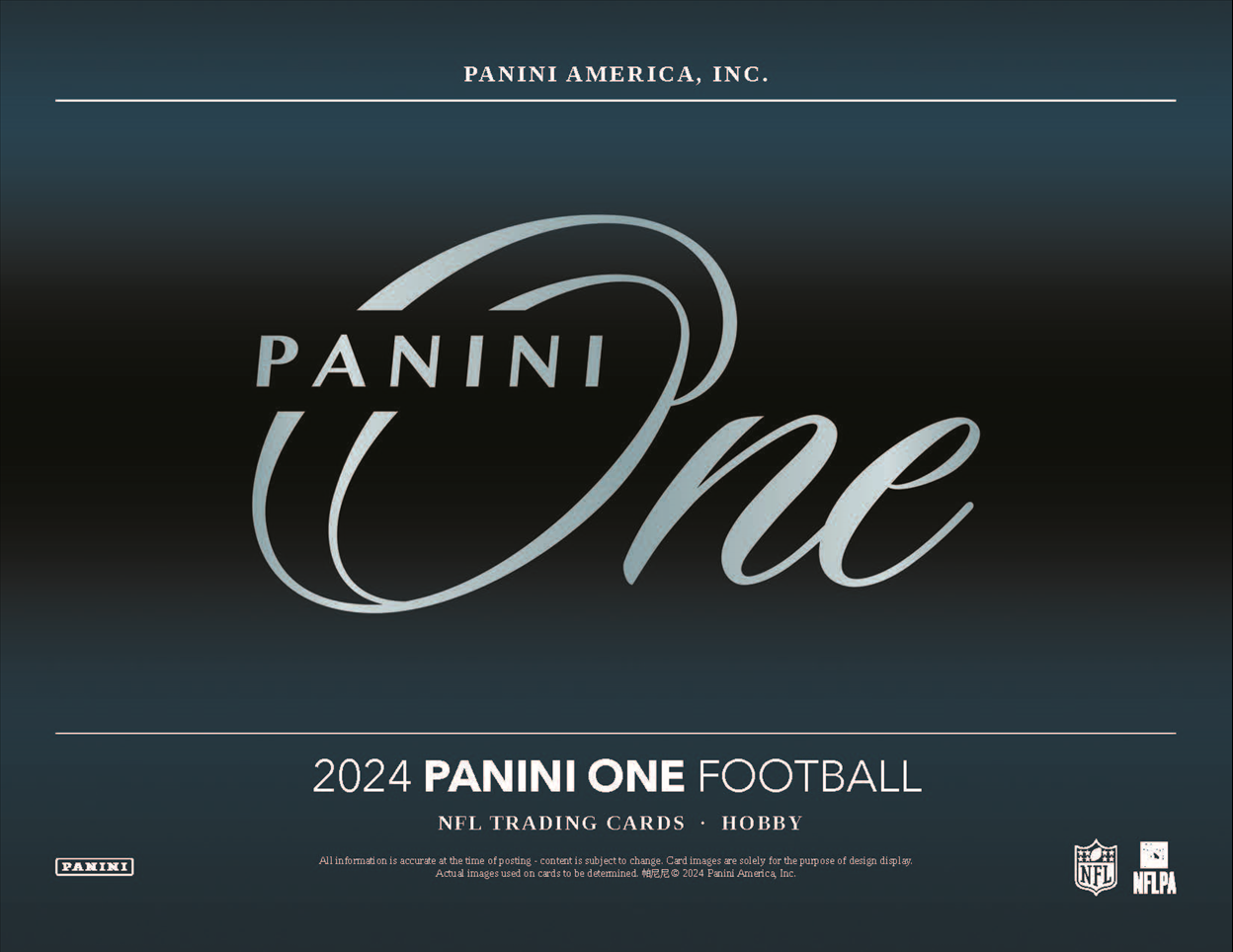 2025 Panini One Football Hobby 20-Box Case