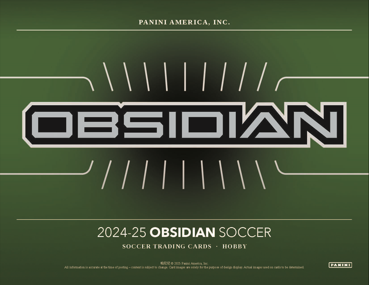 2024-25 Panini Obsidian Soccer Hobby Box