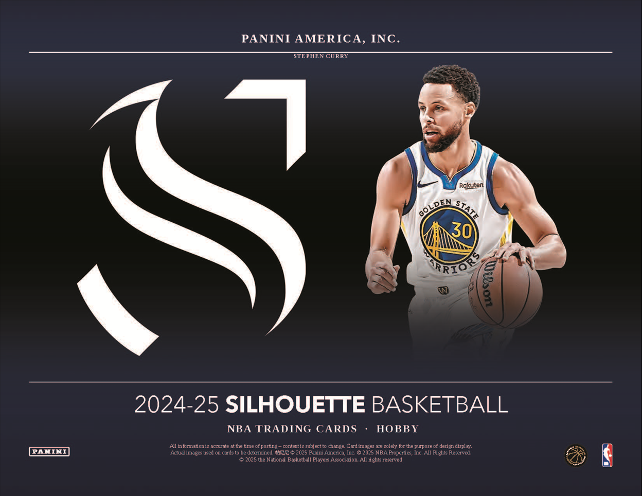 2024-25 Panini Silhouette Basketball Hobby 10-Box Case