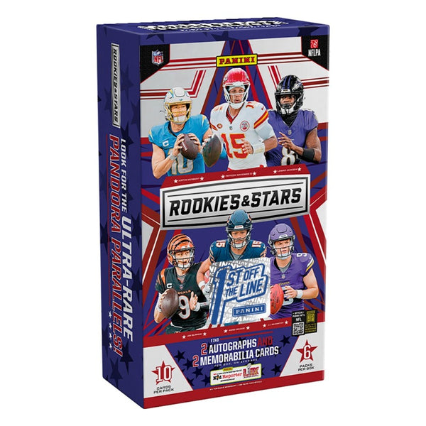 2024 Panini Rookies and Stars Football Hobby FOTL 1st Off The Line Box