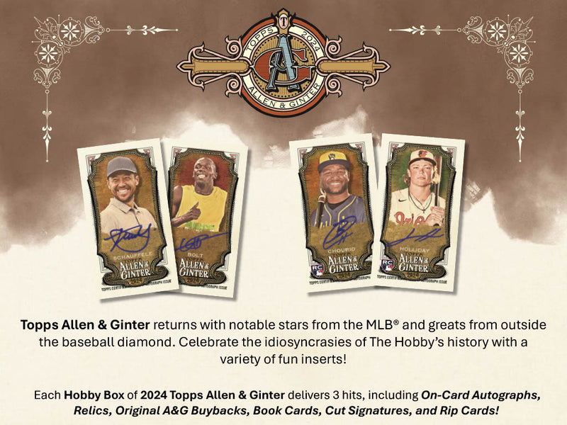 2024 Topps Allen and Ginter Hobby Box Hit Kings Sports Cards