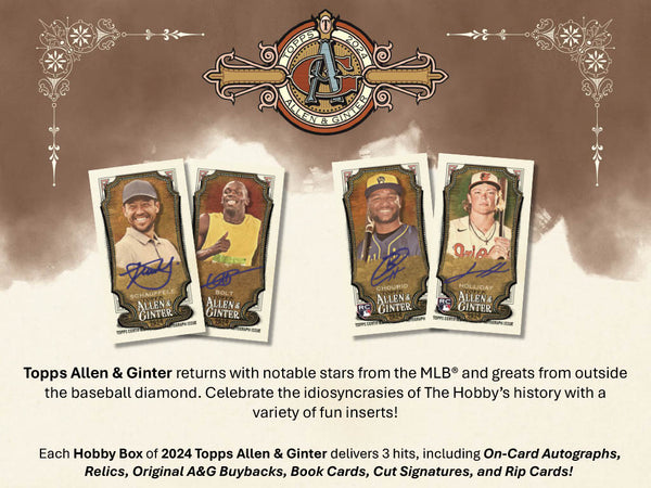 2024 Topps Allen and Ginter Hobby 12-Box Case