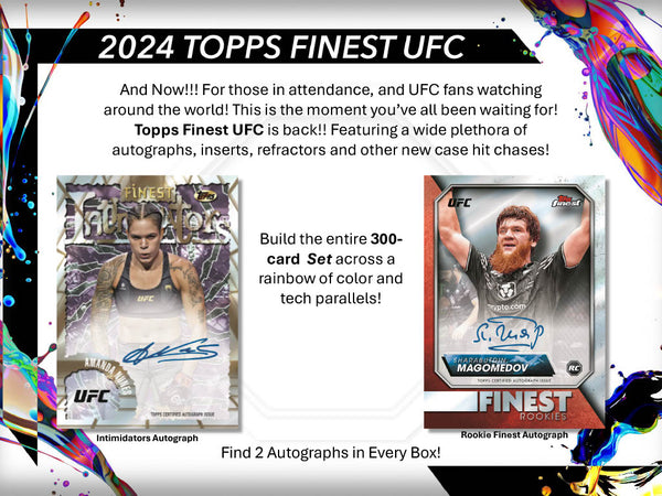 2024 Topps Finest UFC Hobby Box