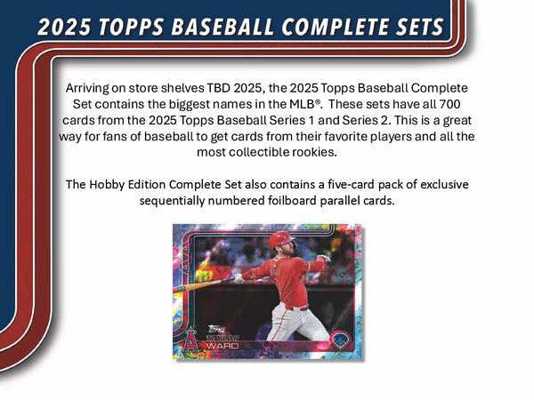 2025 Topps Baseball Complete Hobby Factory Set Box