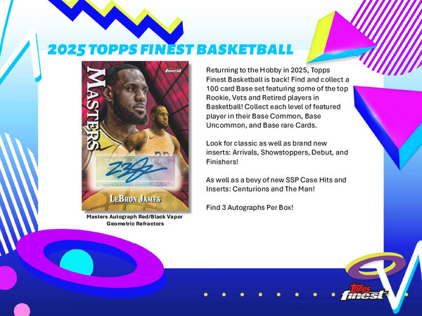 2024-25 Topps Finest Basketball Breaker Delight 8-Box Case