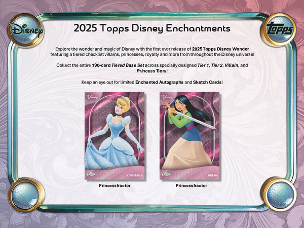 2025 Topps Disney Wonder Hobby Box