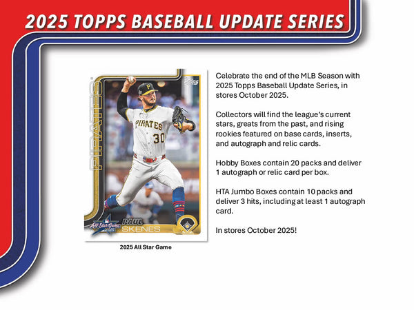 2025 Topps Update Series Hobby Jumbo Box