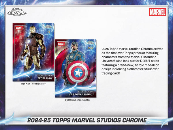 2025 Topps Marvel Studios Chrome Hobby Box