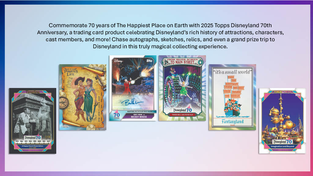 2025 Topps Disneyland 70th Anniversary Hobby Box