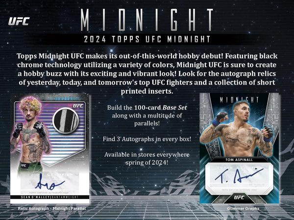 2024 Topps UFC Midnight Hobby 12-Box Case