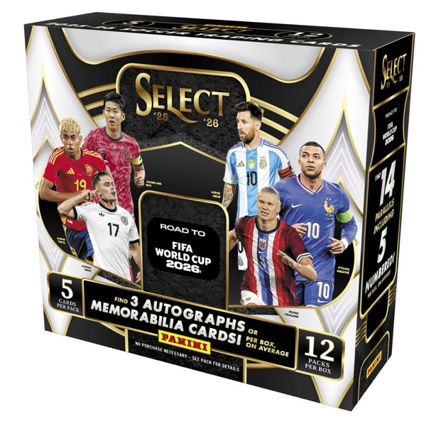 2025-26 Panini Select Road to FIFA World Cup Hobby Box