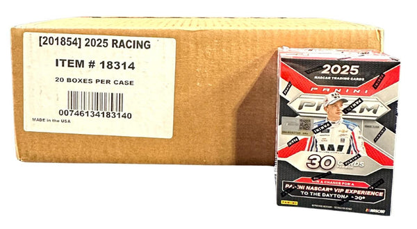2025 Panini Prizm NASCAR Racing Hobby Blaster 20-Box Case