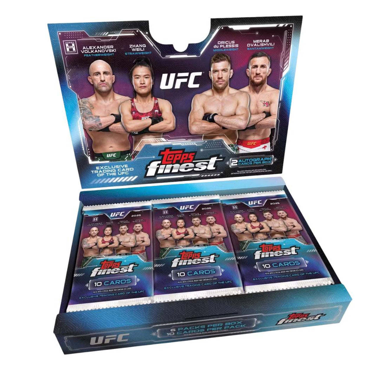 2025 Topps Finest UFC Hobby Box