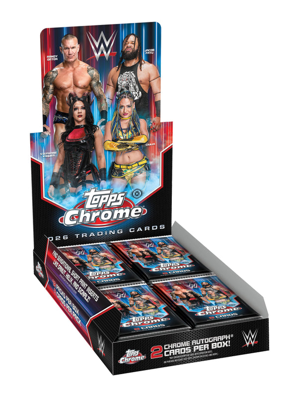 2026 Topps Chrome WWE Hobby Box