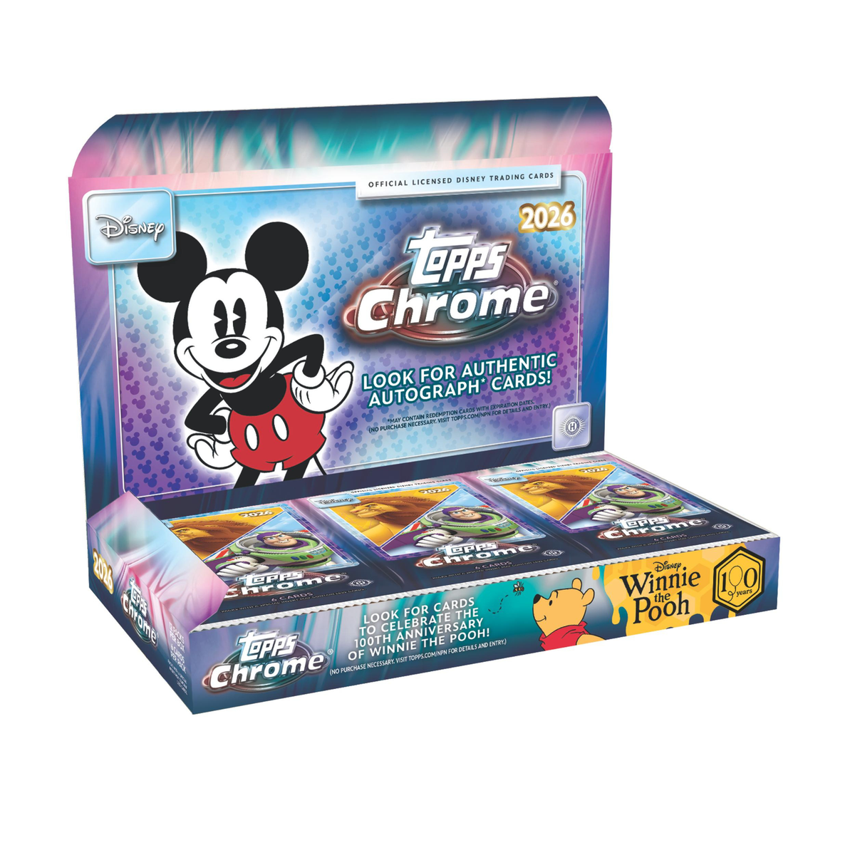 2026 Topps Chrome Disney Hobby Box – Hit Kings Sports Cards