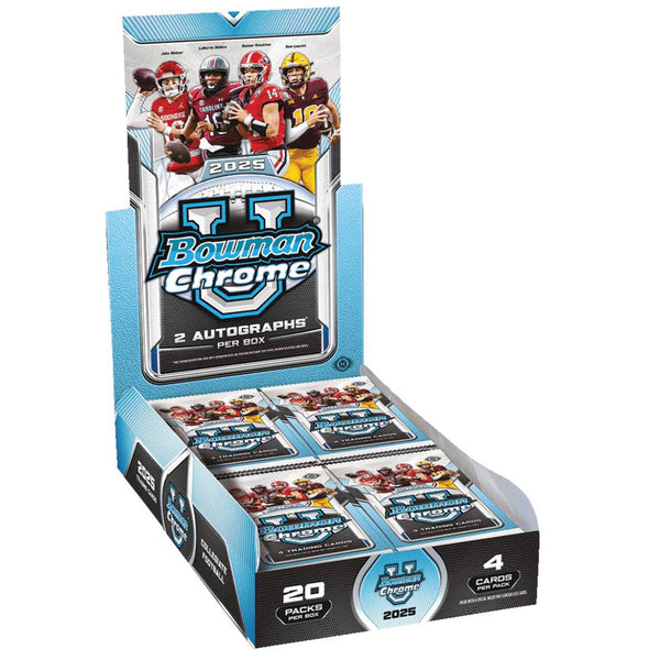 2025 Bowman University Chrome Football Hobby Box
