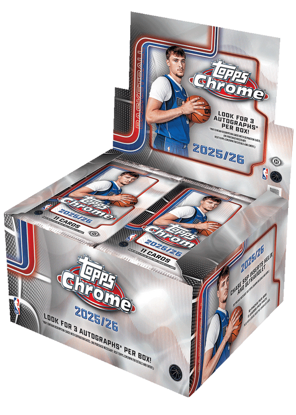 2025-26 Topps Chrome Basketball Hobby Jumbo Box (STORE)