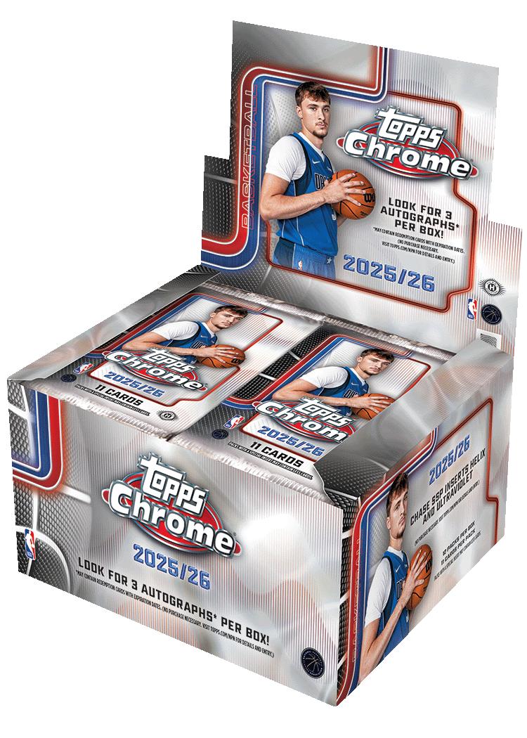 2025-26 Topps Chrome Basketball Hobby Jumbo Box (STORE)