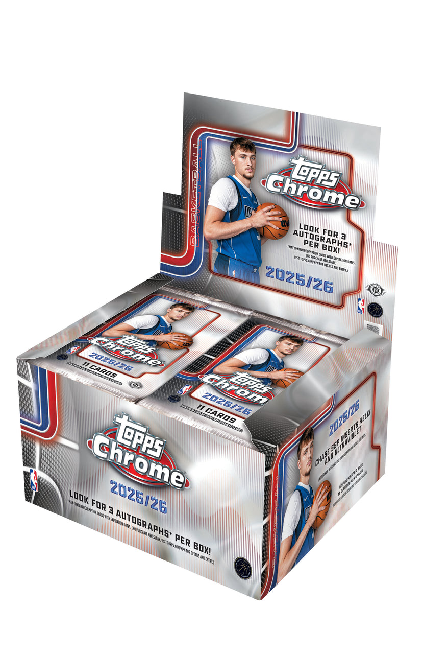 2025-26 Topps Chrome Basketball Hobby Jumbo Box