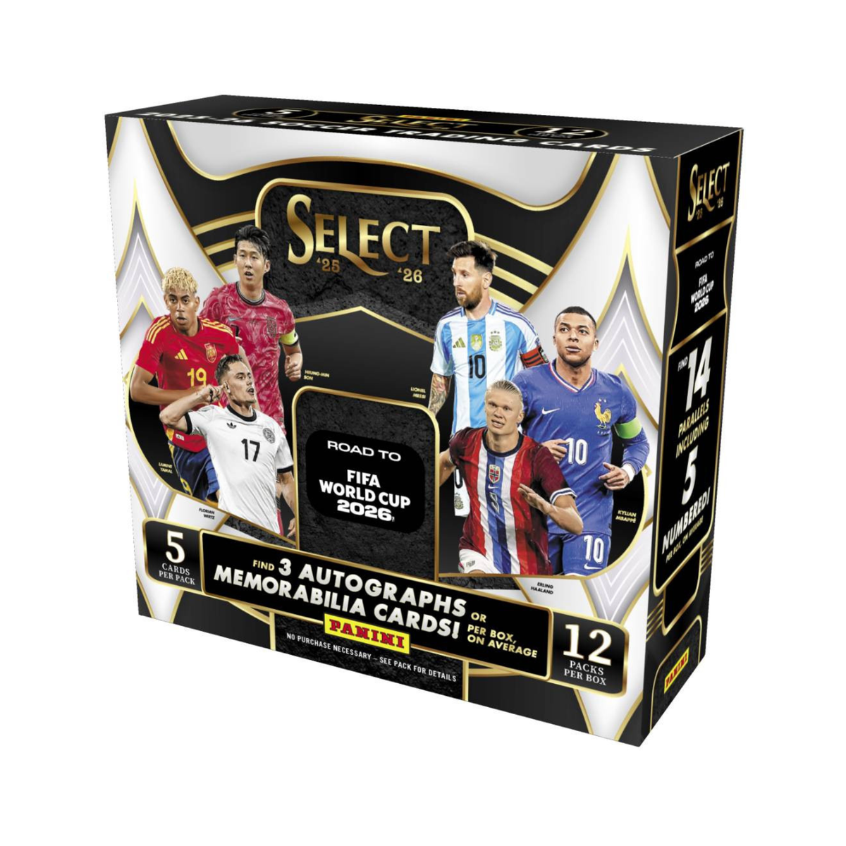 2025-26 Panini Select Road to FIFA World Cup Hobby Box – Hit Kings