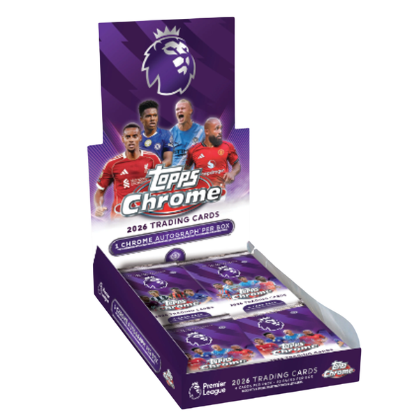 2026 Topps Chrome Premier League EPL Soccer Hobby Box