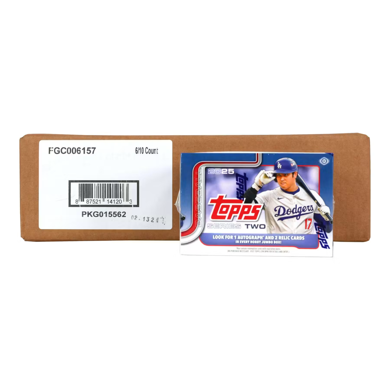 2025 Topps Series 2 Baseball Jumbo 6-Box Case