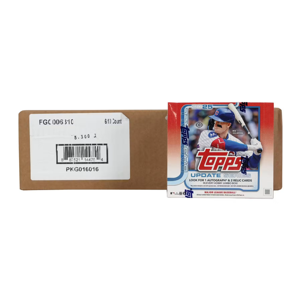 2025 Topps Update Series Hobby Jumbo 6-Box Case