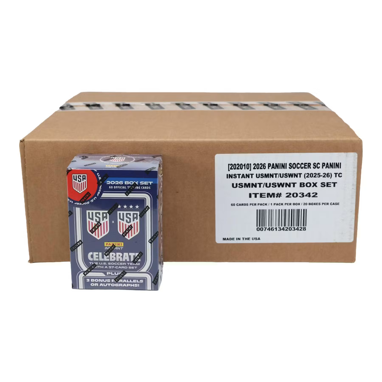 2025-26 Panini USMNT & USWMNT Soccer Set 20-Box Case