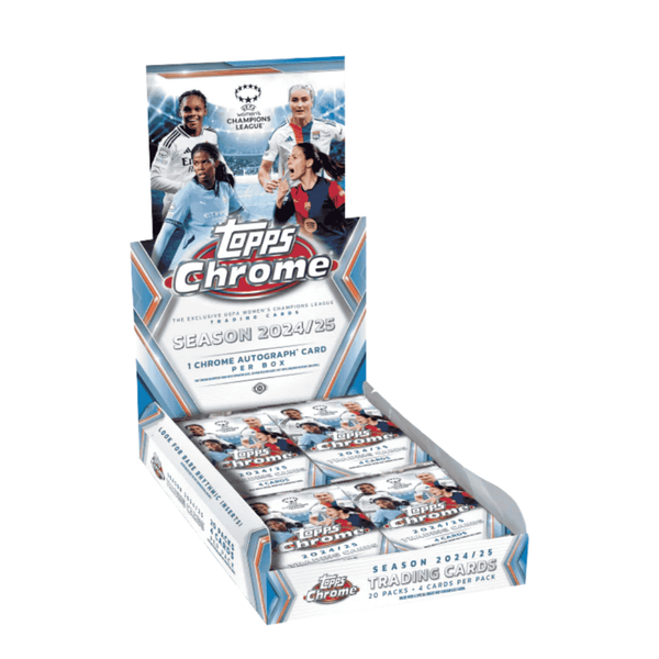 2024/25 Topps Chrome Women's Champions League Soccer Hobby Box