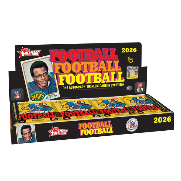 2026 Topps Heritage Football Hobby Box