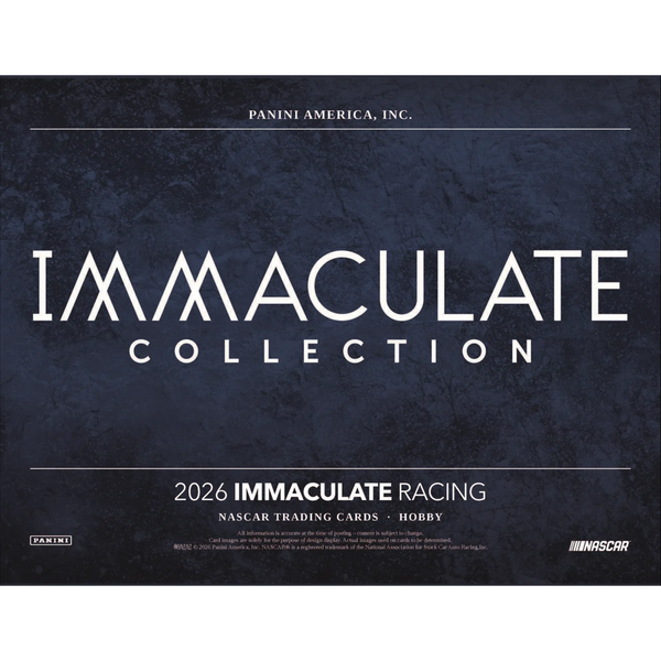 2026 Panini Immaculate Racing Hobby 5-Box Case