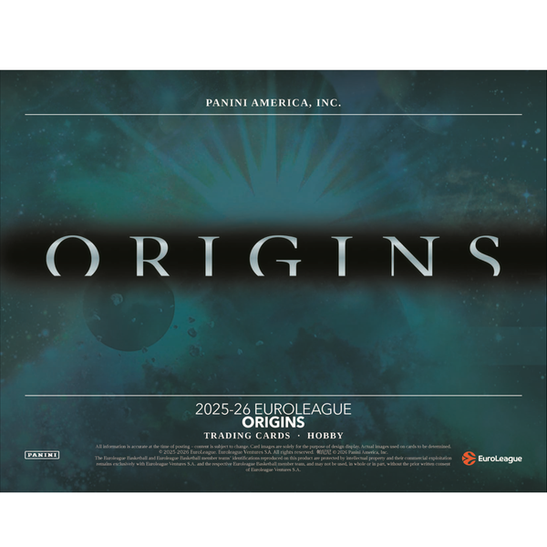 2025-26 Panini Origins Euroleague Hobby 12-Box Case