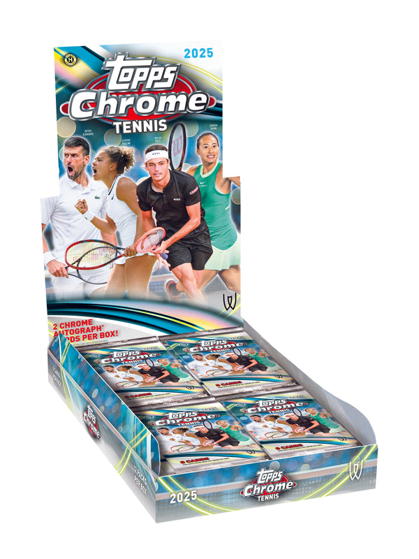 2025 Topps Chrome Tennis Hobby Box