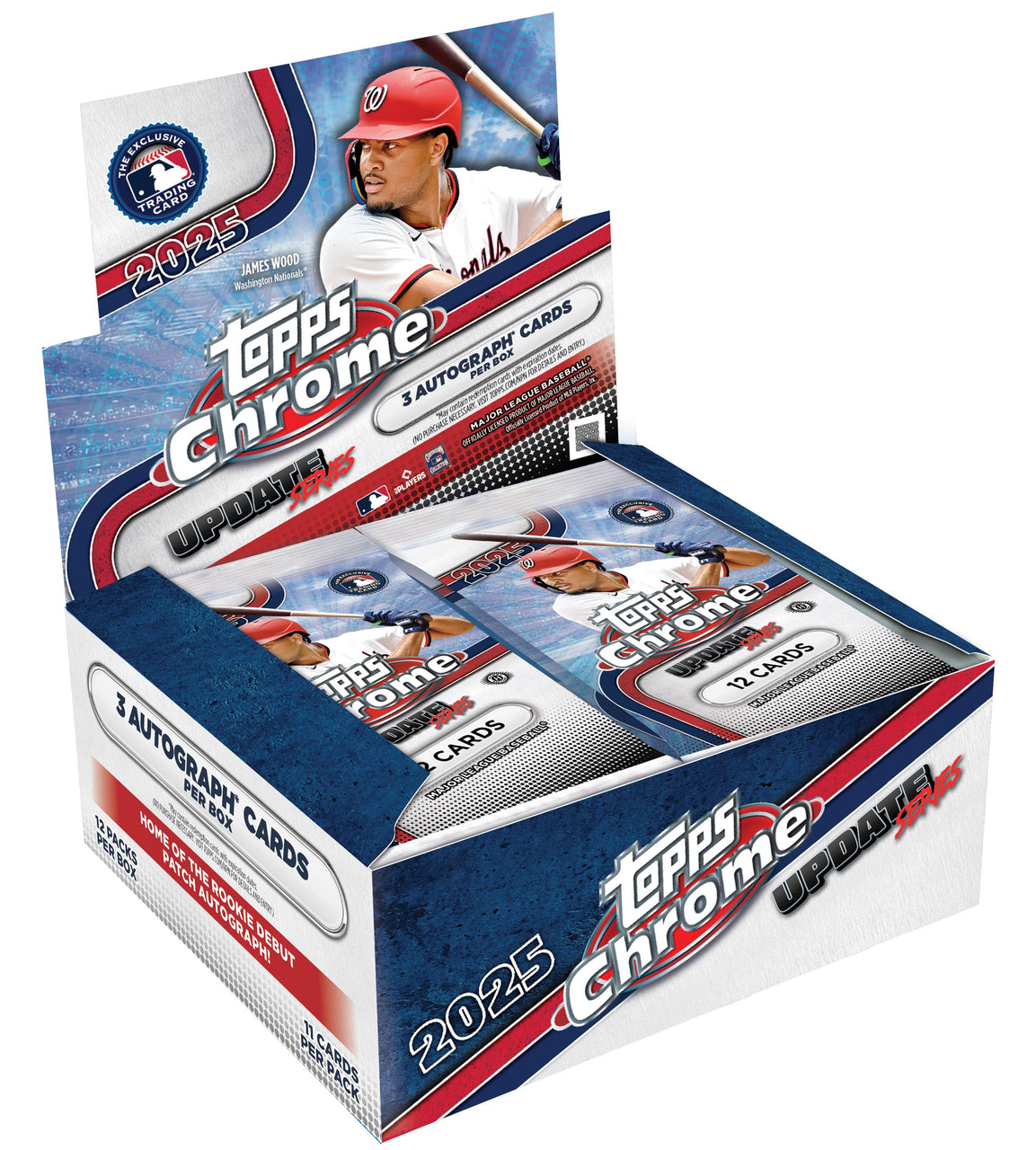 2025 Topps Chrome Update Series Baseball Hobby Jumbo Box
