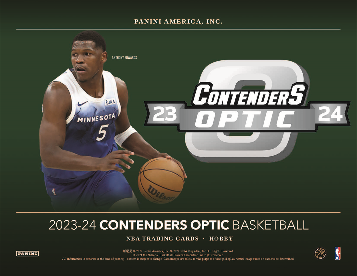 2023-24 Panini Contenders Optic Basketball Hobby Box