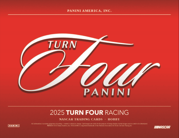 2025 Panini Racing Turn Four Hobby 10-Box Case