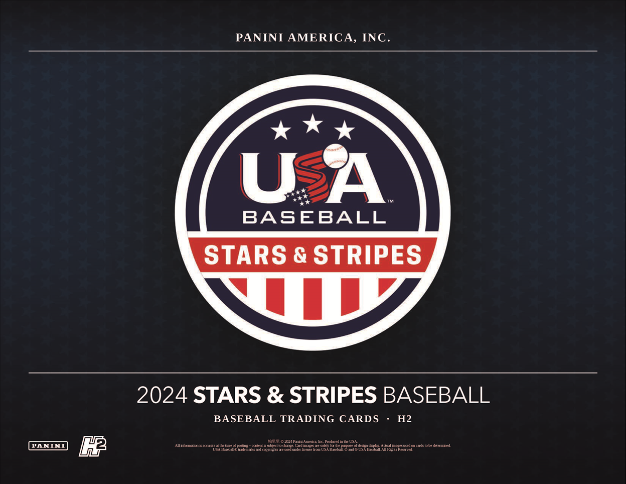2024 Panini Stars & Stripes Baseball Hybrid H2 20-Box Case