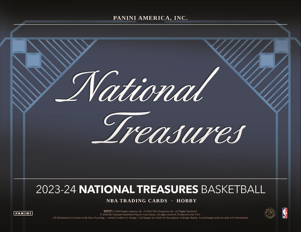 2023-24 Panini National Treasures Basketball Hobby 4-Box Case