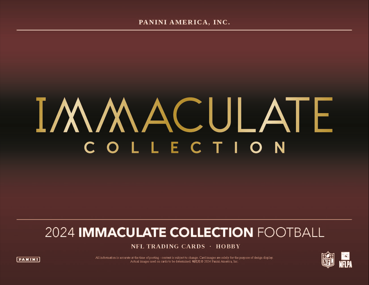 2024 Panini Immaculate Football Hobby 6-Box Case