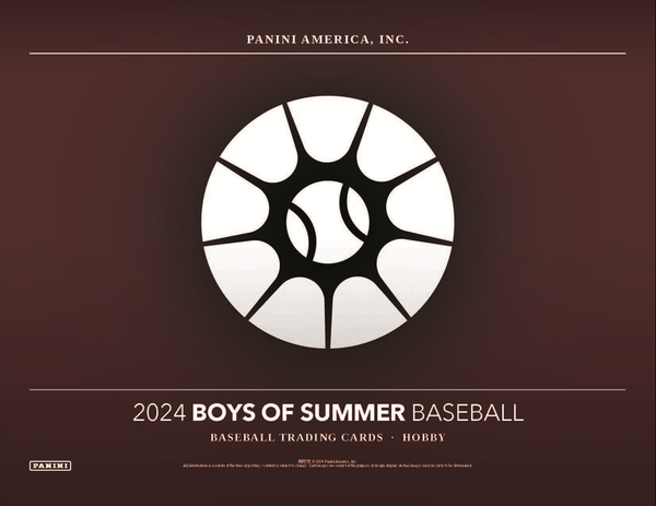 2024 Panini Boys of Summer Baseball Hobby 8-Box Case