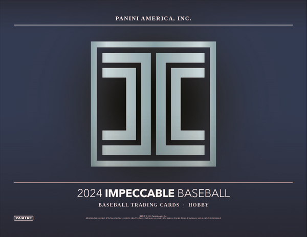 2024 Panini Impeccable Baseball 3-Hobby Box Case