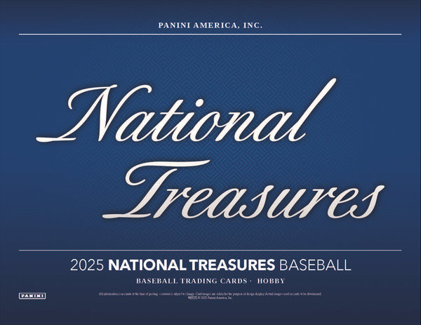 2025 Panini National Treasures Baseball Hobby 4-Box Case