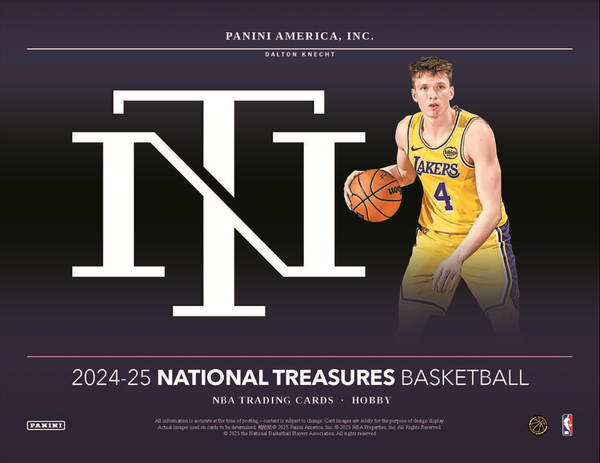 2024-25 Panini National Treasures Basketball Hobby 4-Box Case
