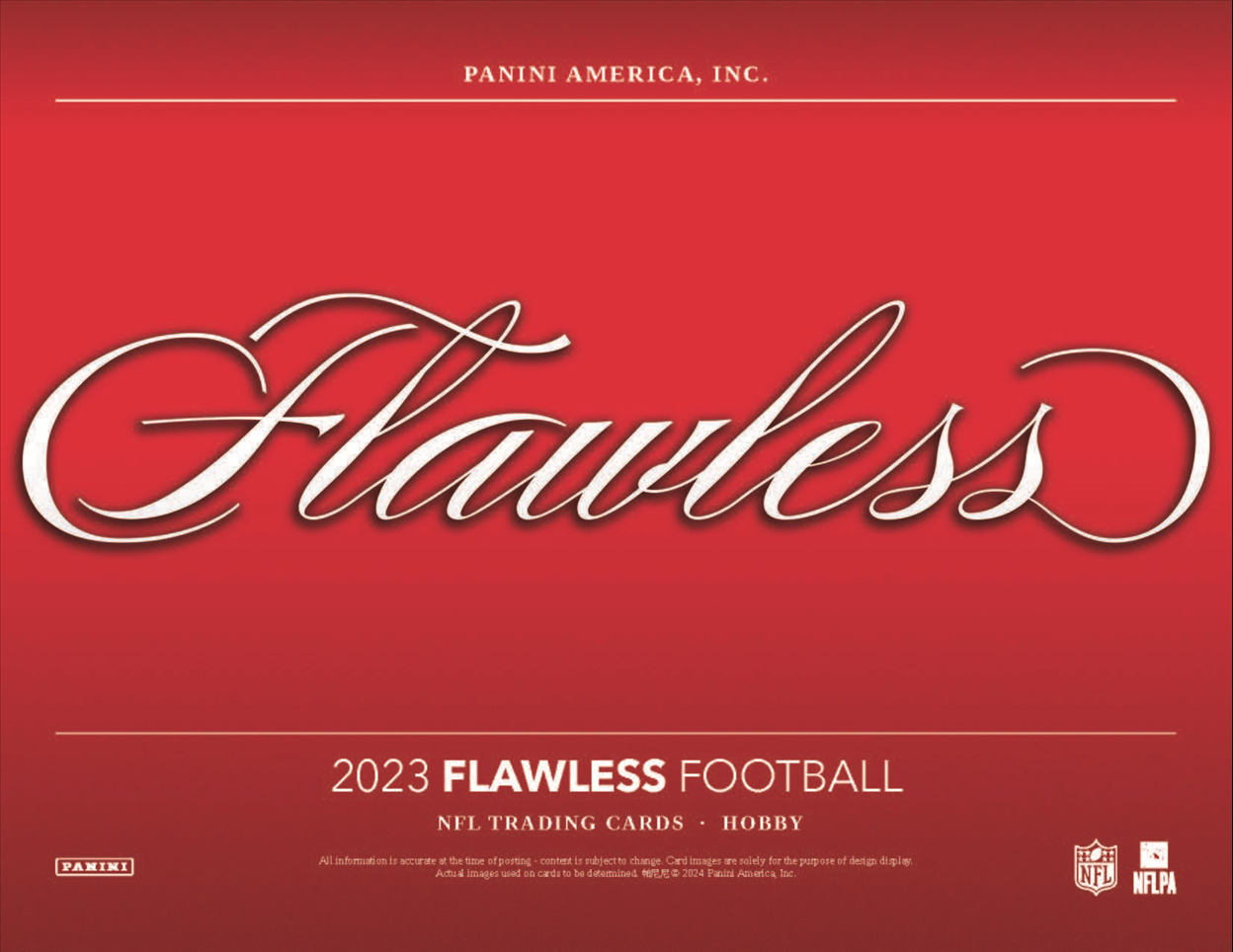 2023 Panini Flawless Football 2-Box Case