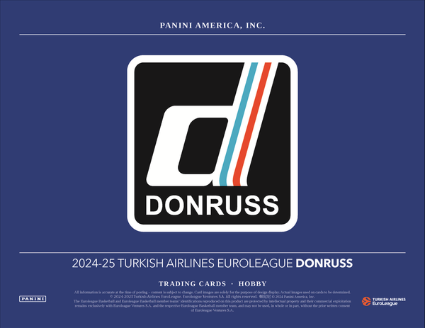 2024-25 Panini Donruss Euroleague Basketball Hobby 12-Box Case