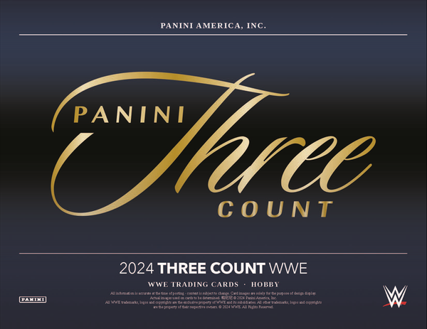 2024 Panini Three-Count WWE Hobby 10-Box Case