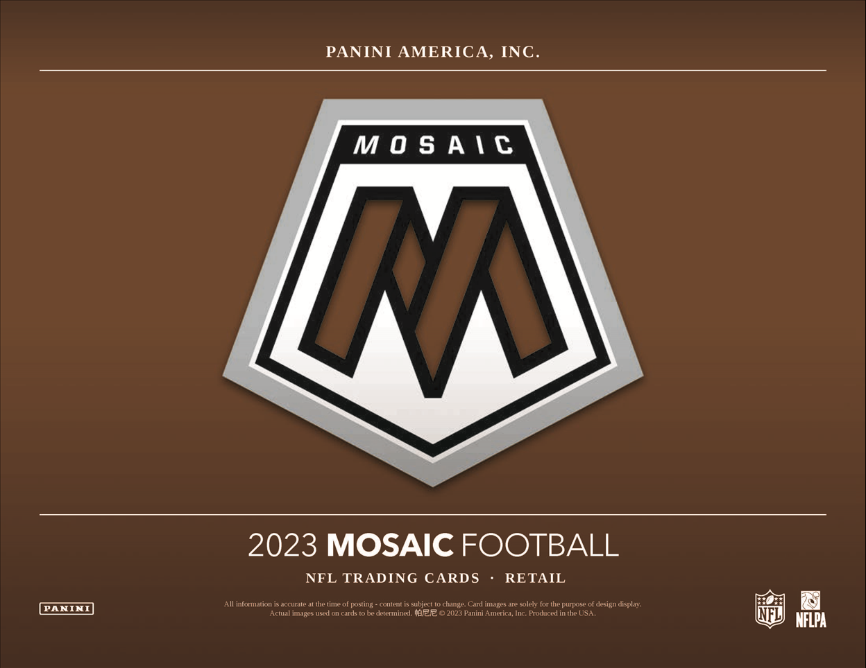 2023 Mosaic Football No Huddle Box