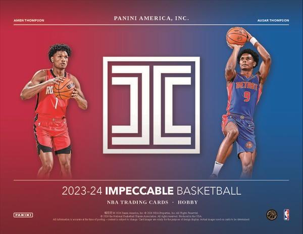 2023-24 Panini Impeccable Basketball Hobby 3-Box Case