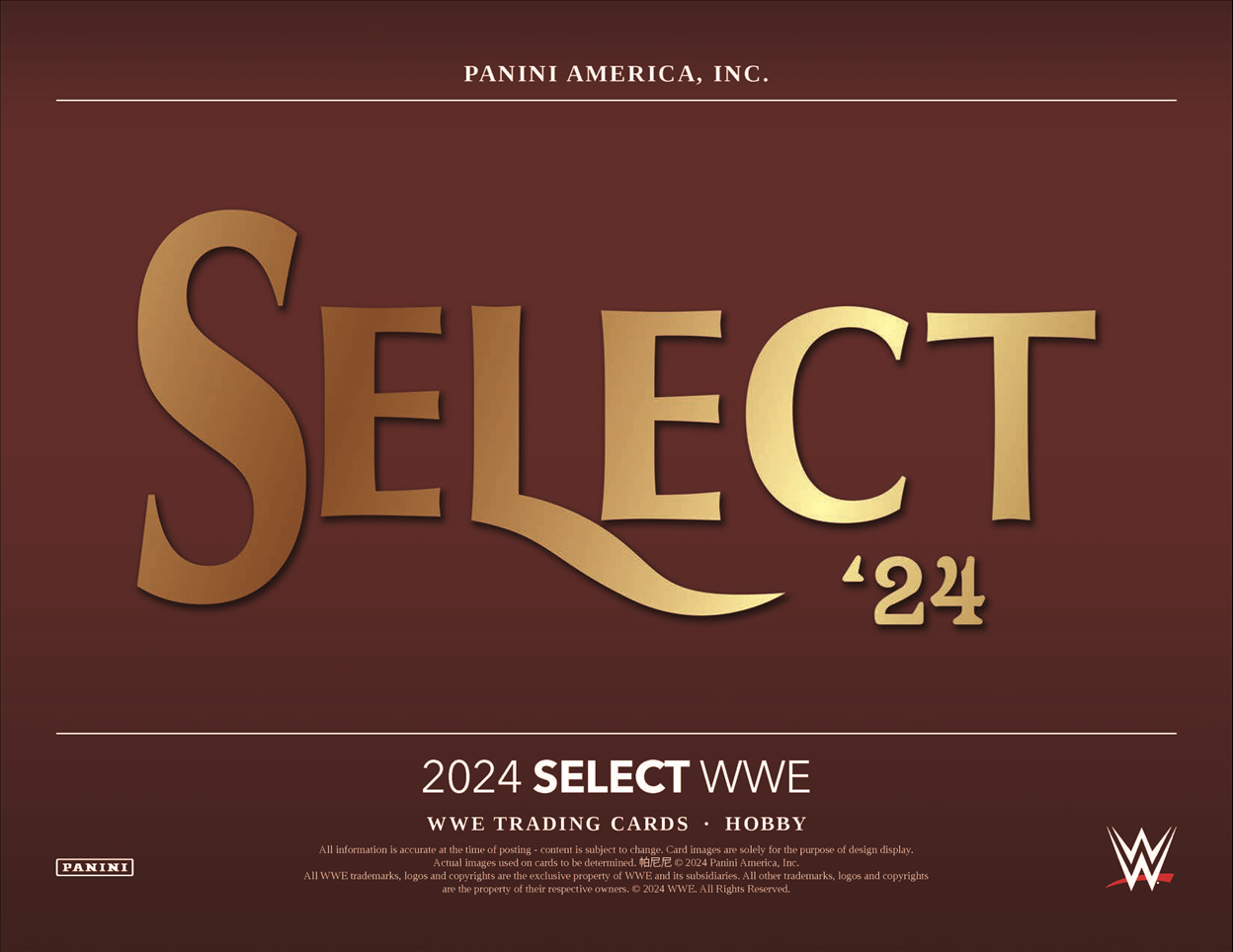 2024 Panini Select WWE Hobby Box